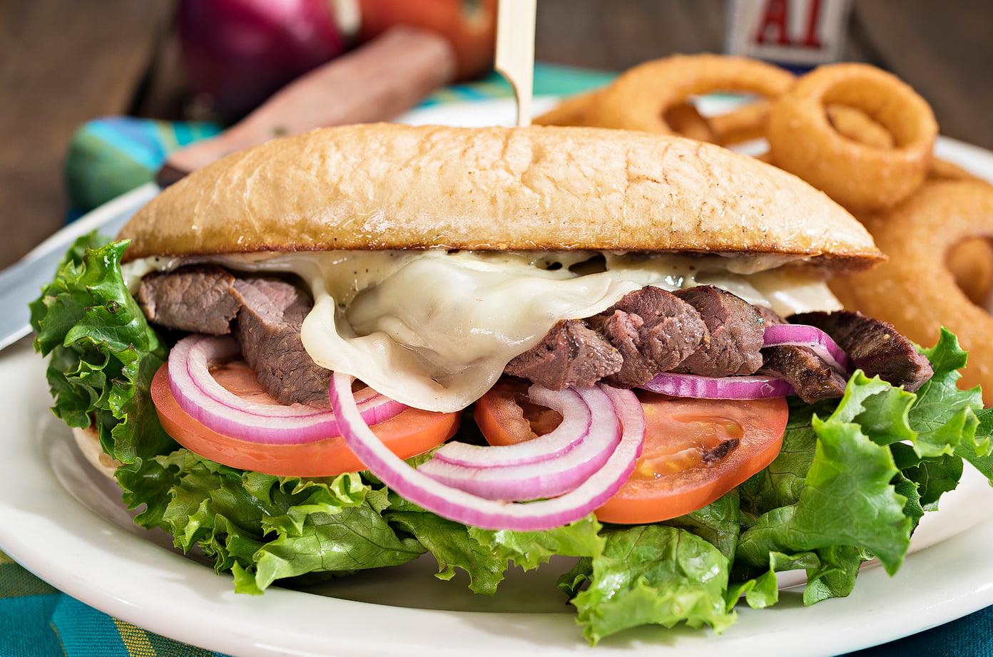 Order Ranch Steak Sandwich food online from Perko Cafe Grill store, Modesto on bringmethat.com