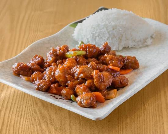 Order Sweet and Sour Chicken food online from Himitsu Teriyaki store, Seattle on bringmethat.com