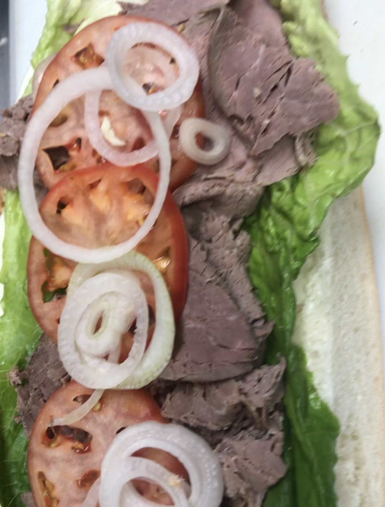 Order Roast Beef Hoagie food online from Lennie Hoagies store, Philadelphia on bringmethat.com