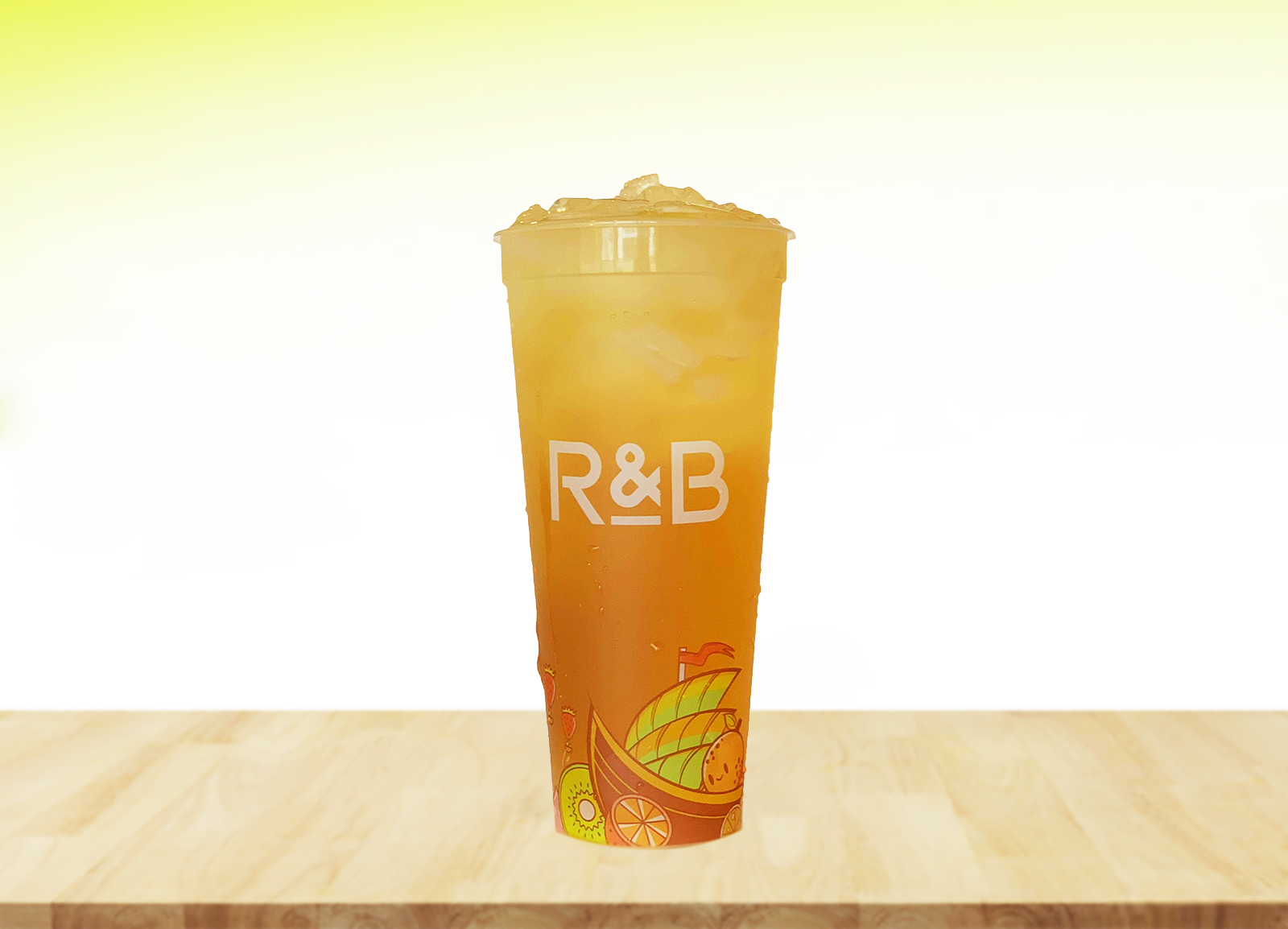 Order Peach Green Tea with Aloe Vera food online from R&B Tea store, Gardena on bringmethat.com