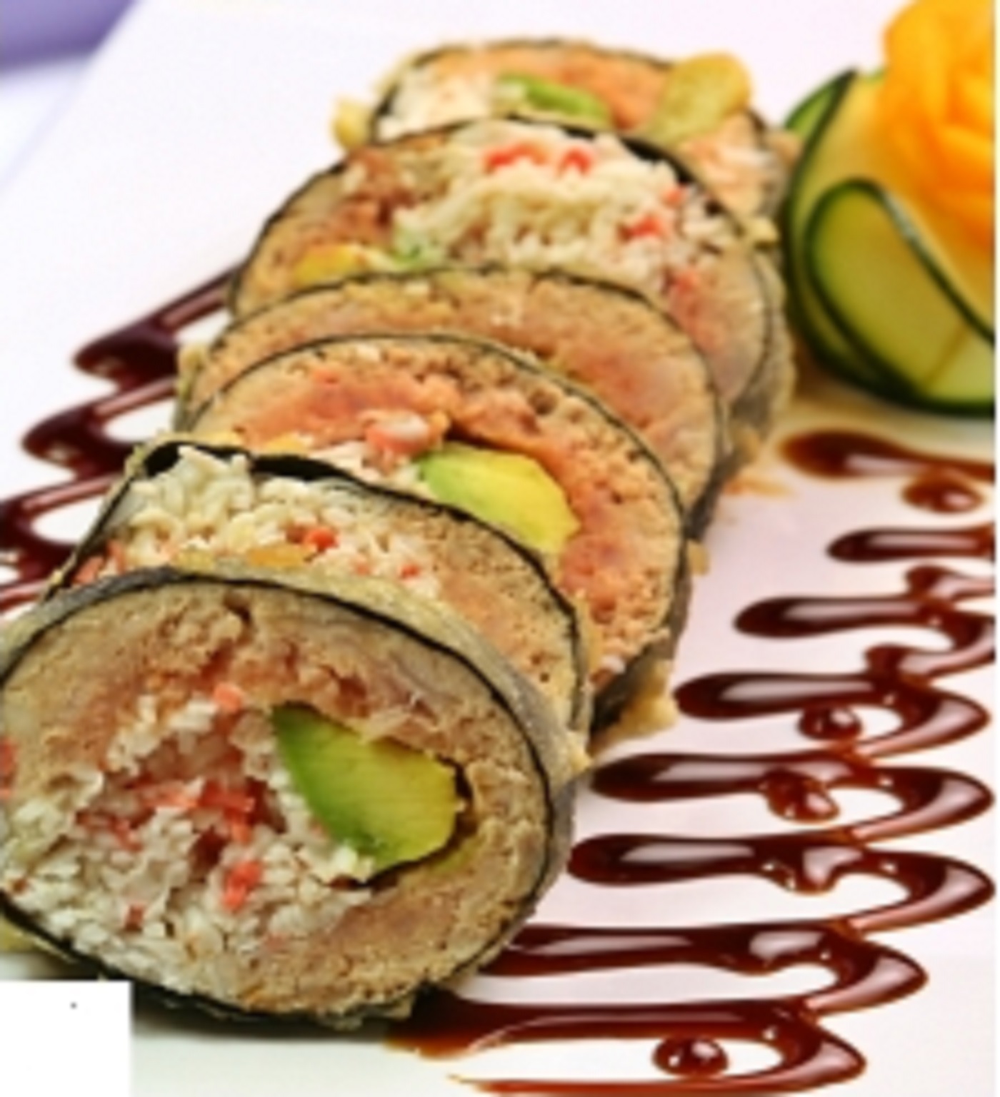 Order 5. Spicy Tuna Tempura Roll food online from Yes Sushi store, Pasadena on bringmethat.com