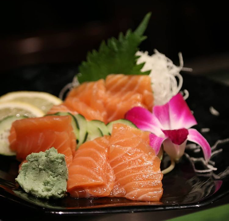Order Salmon Sahimi food online from Tabi-Ji Japanese Cuisine store, Orange on bringmethat.com