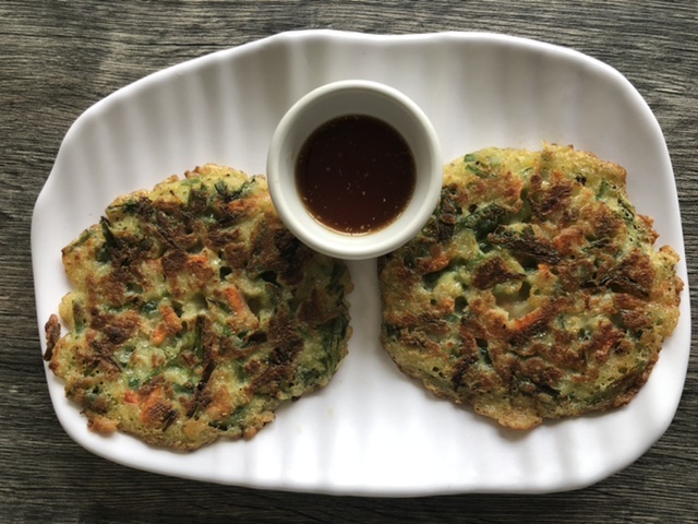 Order 3. Scallion Pancakes (Pa Jeon) food online from Cho Dang Tofu store, Mount Prospect on bringmethat.com