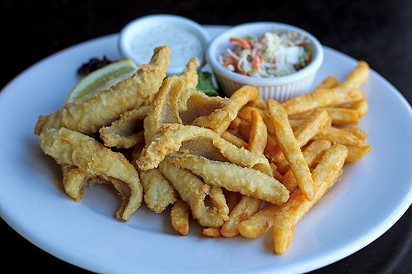 Order Fried Lake Perch Dinner food online from Firerock Grille store, Caledonia on bringmethat.com