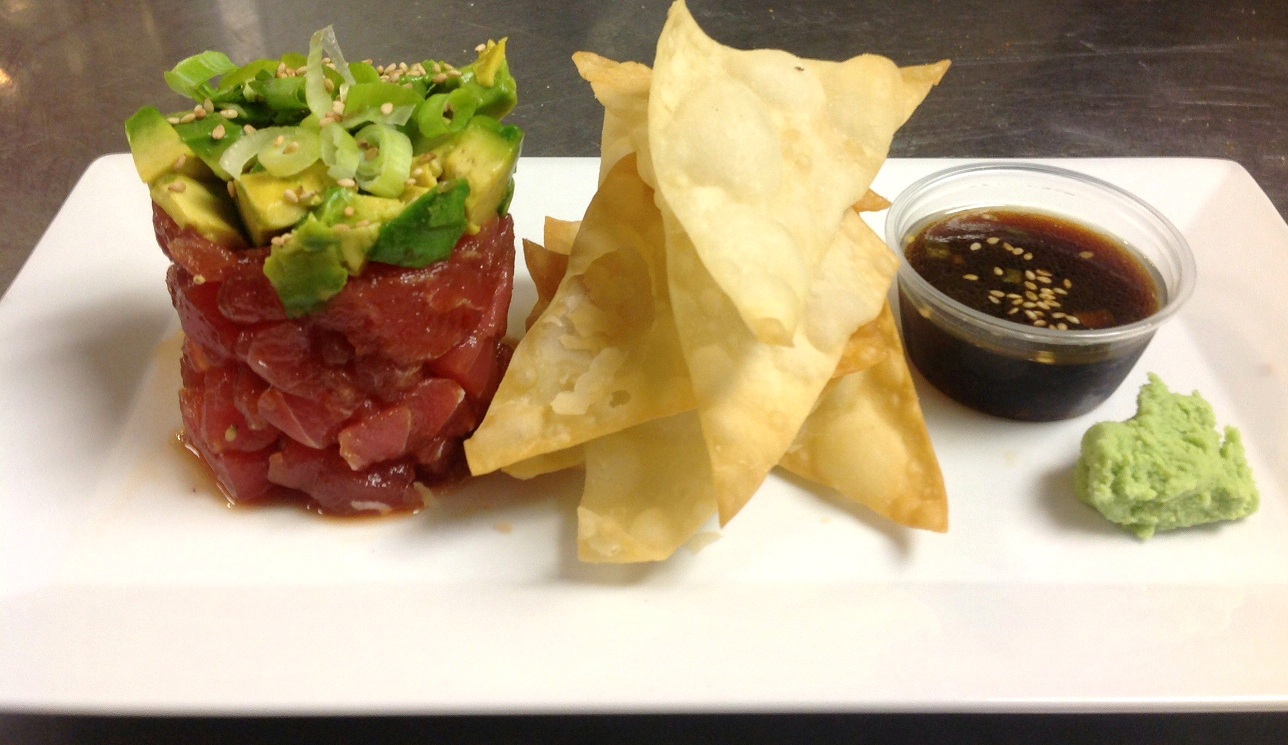 Order Hawaiian Ahi Poke food online from High Park Tap House store, Mission Viejo on bringmethat.com