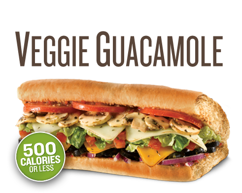 Order Veggie Guacamole Sub food online from Quiznos store, Raleigh on bringmethat.com