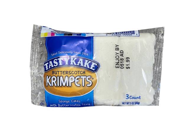 Order Tastykake Butterscotch Krimpets (3 Count) food online from Royal Farms store, Lancaster on bringmethat.com