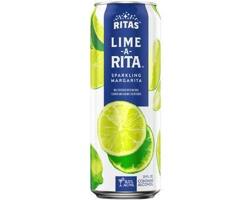 Order RITAS Lime-A-Rita, 25oz can beer (8.0% ABV) food online from Tenderloin Liquor store, San Francisco on bringmethat.com