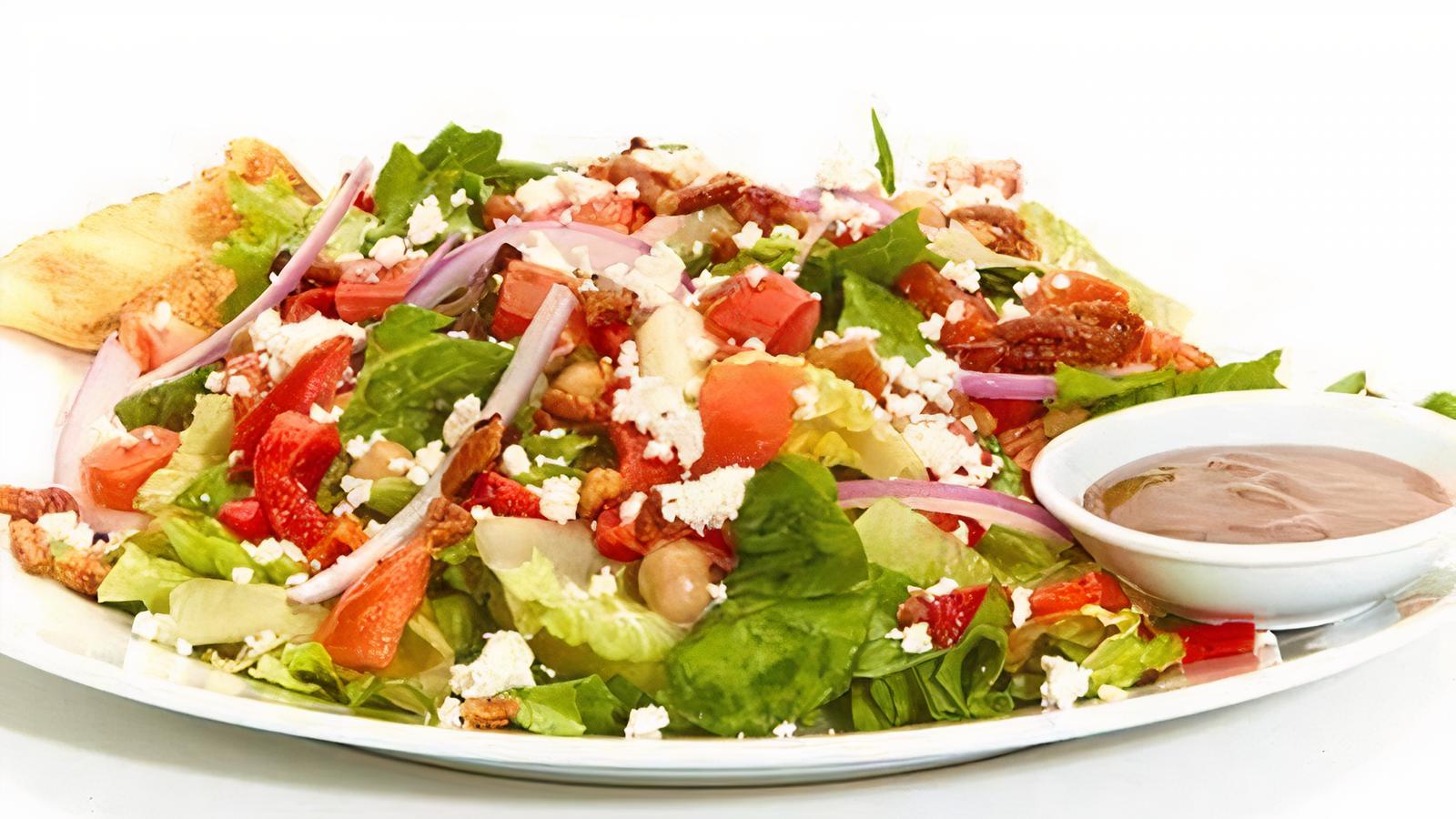 Order Mediterranean Salad food online from Tazikis Mediterranean Cafe store, Denver on bringmethat.com