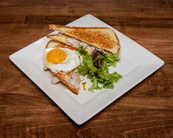 Order Croque Monsieur Panini food online from Coco Crepes Waffles & Coffee store, Fulshear on bringmethat.com