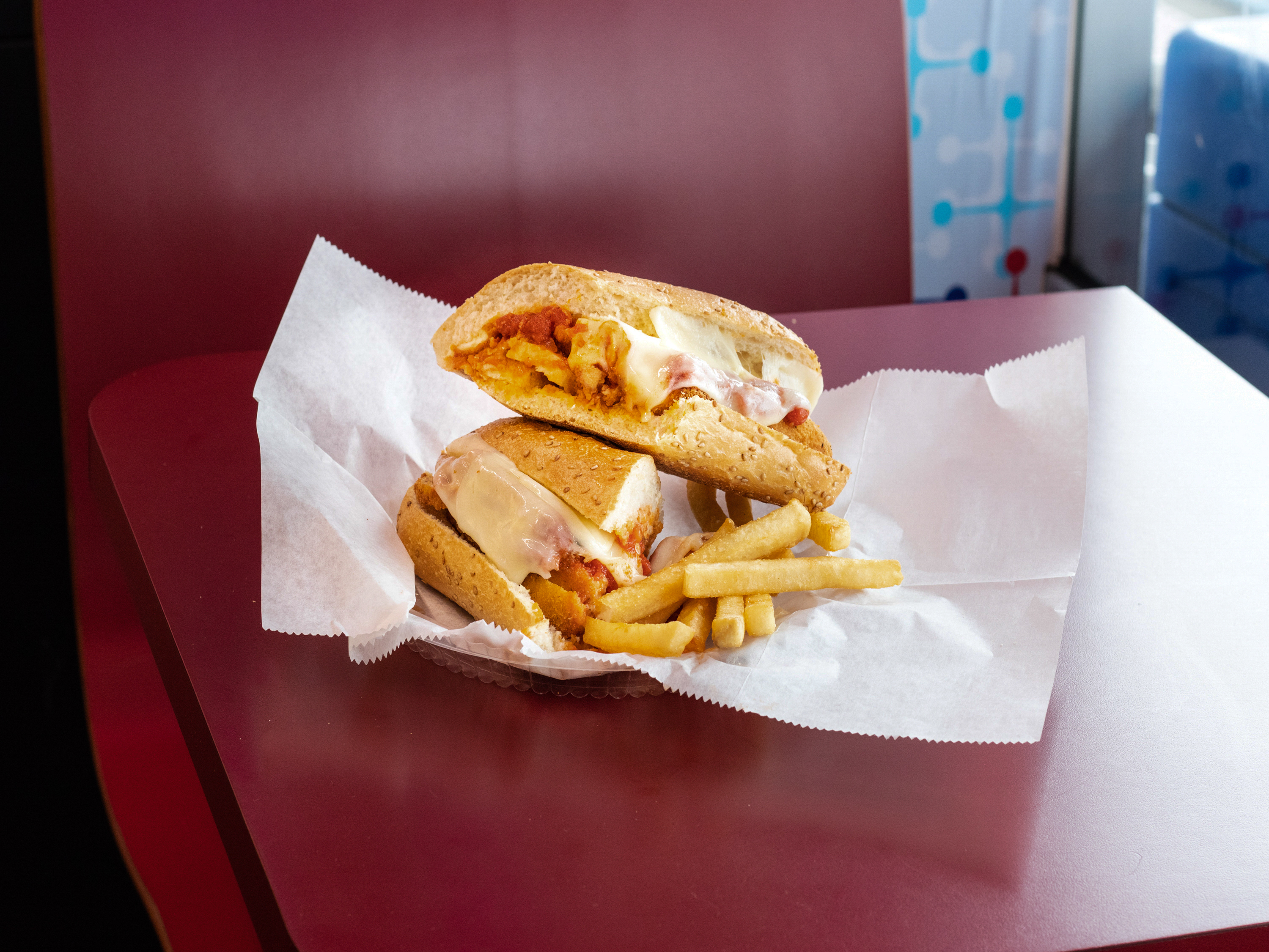 Order Chicken Parmesan Sandwich food online from Flory Deli store, Fishkill on bringmethat.com