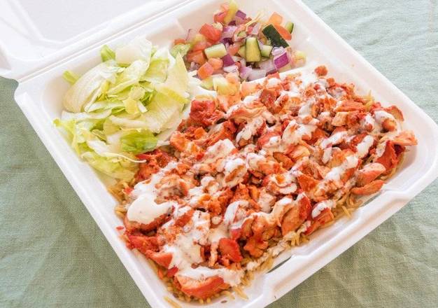 Order Chicken Over Rice food online from Ny Gyro & Grill store, Claymont on bringmethat.com