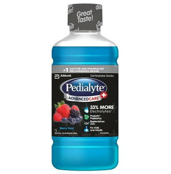 Order Pedialyte Advanced Care Berry Frost food online from IV Deli Mart store, Goleta on bringmethat.com