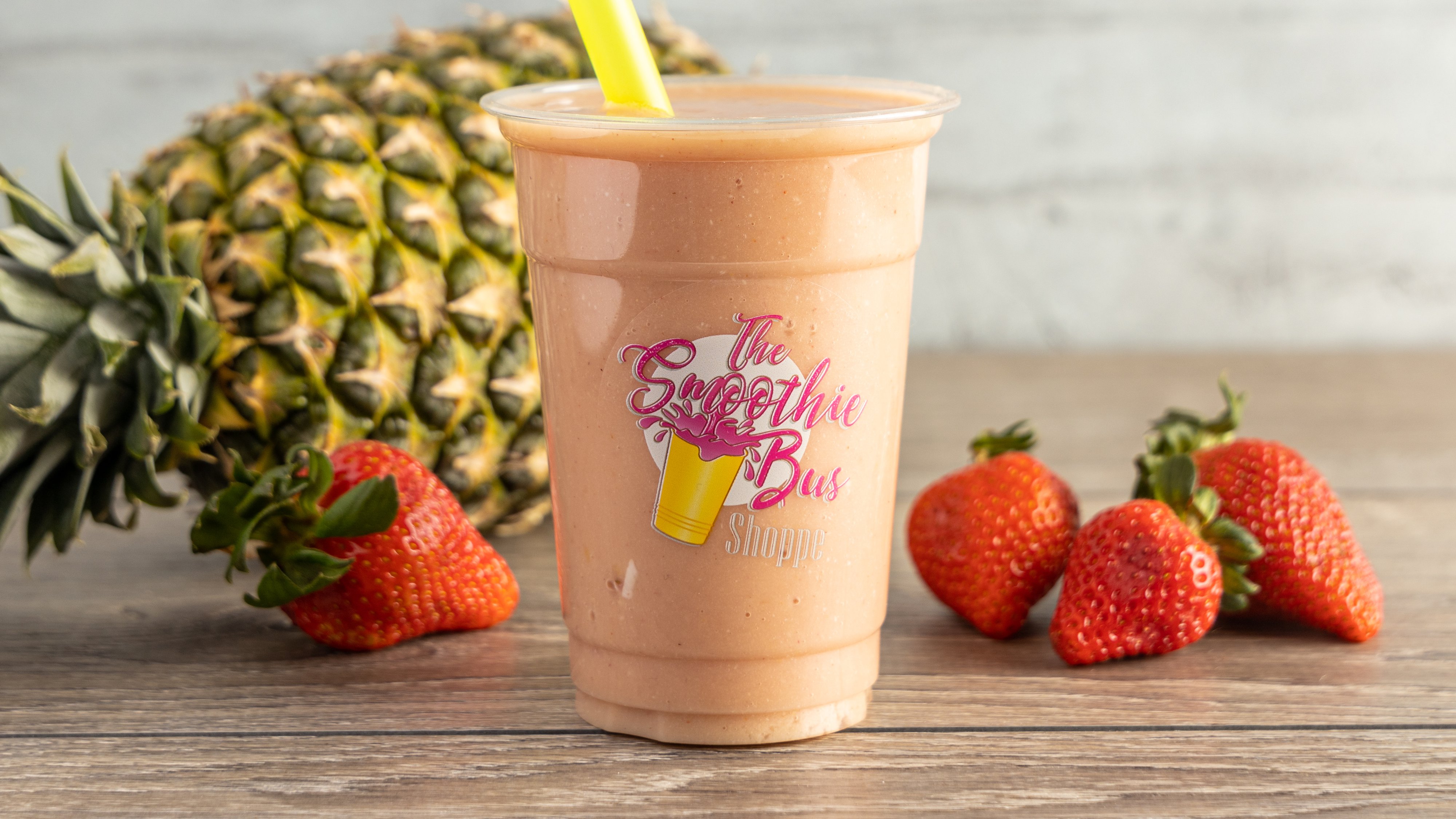 Order Tropical Twist (20 Oz.) food online from The Smoothie Bus Shoppe store, Manchester on bringmethat.com