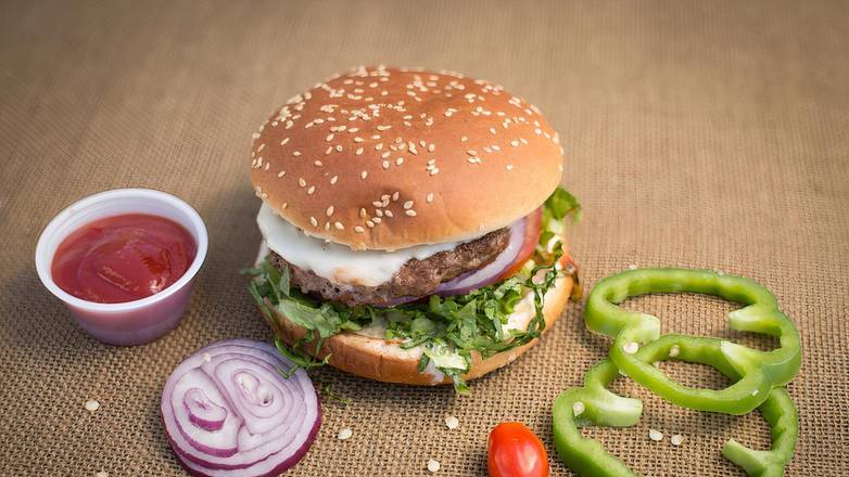 Order Cheeseburger food online from Pizza Express store, Chester on bringmethat.com