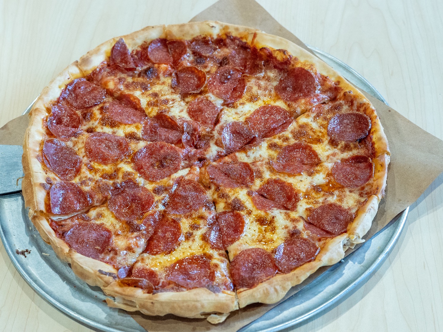 Order Pepperoni Pizza food online from In Out Pizza store, Morristown on bringmethat.com