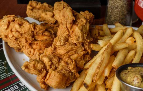 Order Jumbo Chicken Tenders food online from On Tap Sports Cafe store, Fultondale on bringmethat.com