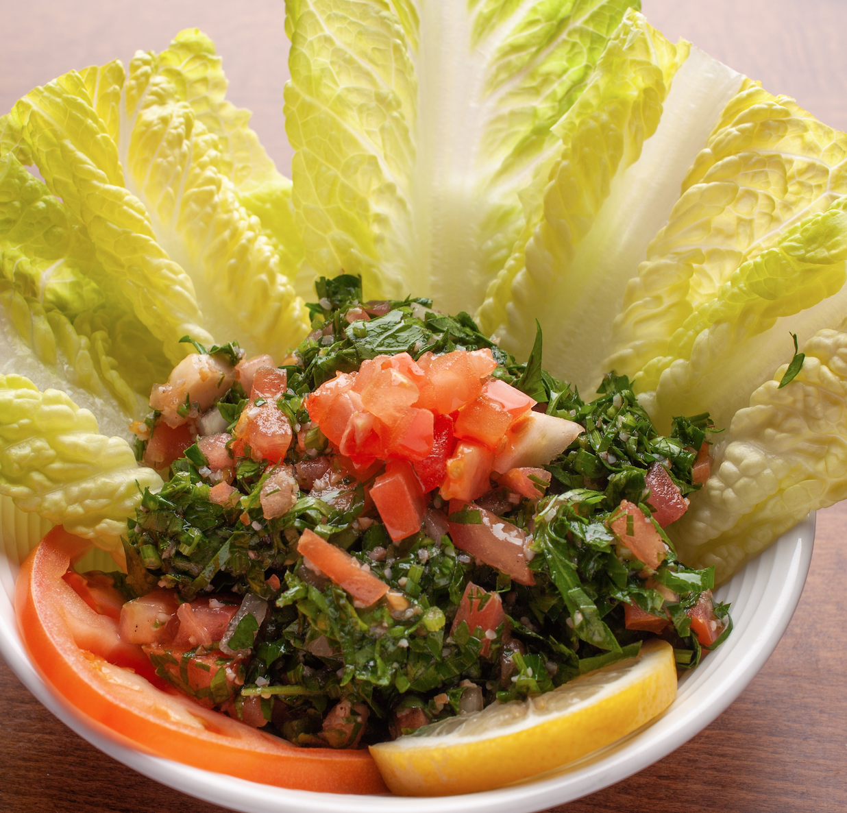 Order Tabbouli Salad food online from Fairouz store, West Roxbury on bringmethat.com