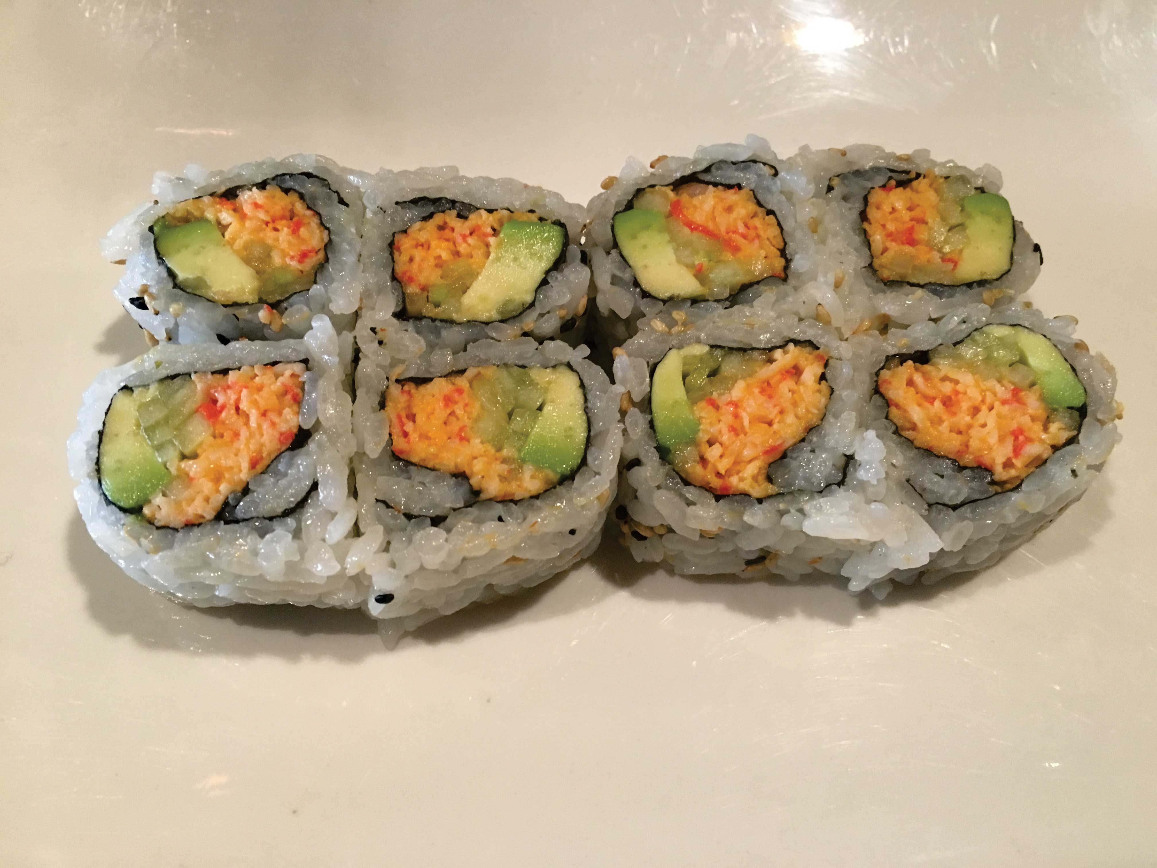 Order California Classic Roll food online from Wasabi Japanese Steakhouse store, Novi on bringmethat.com