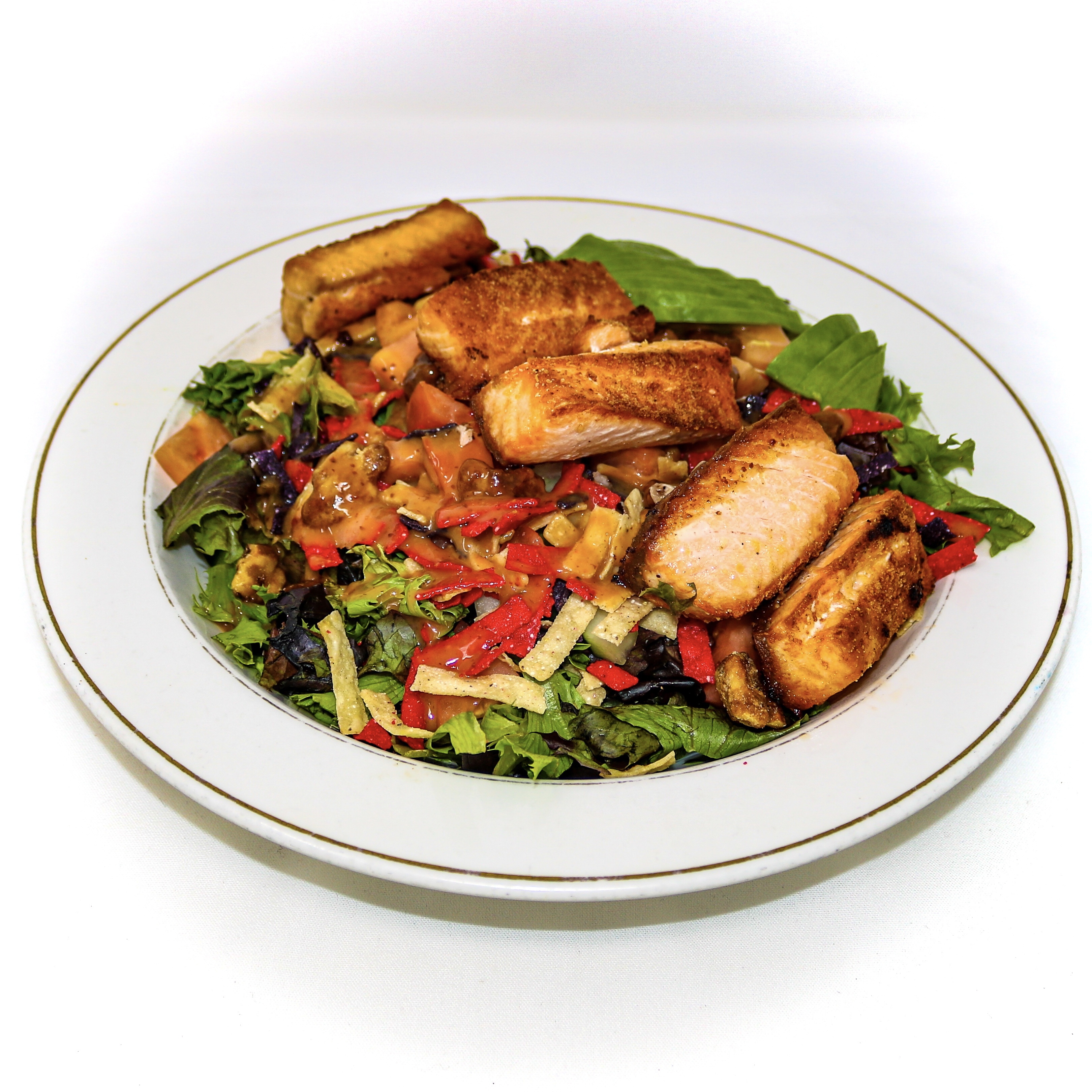 Order Citrus Salmon Salad food online from Stateline Family Restaurant store, Tappan on bringmethat.com