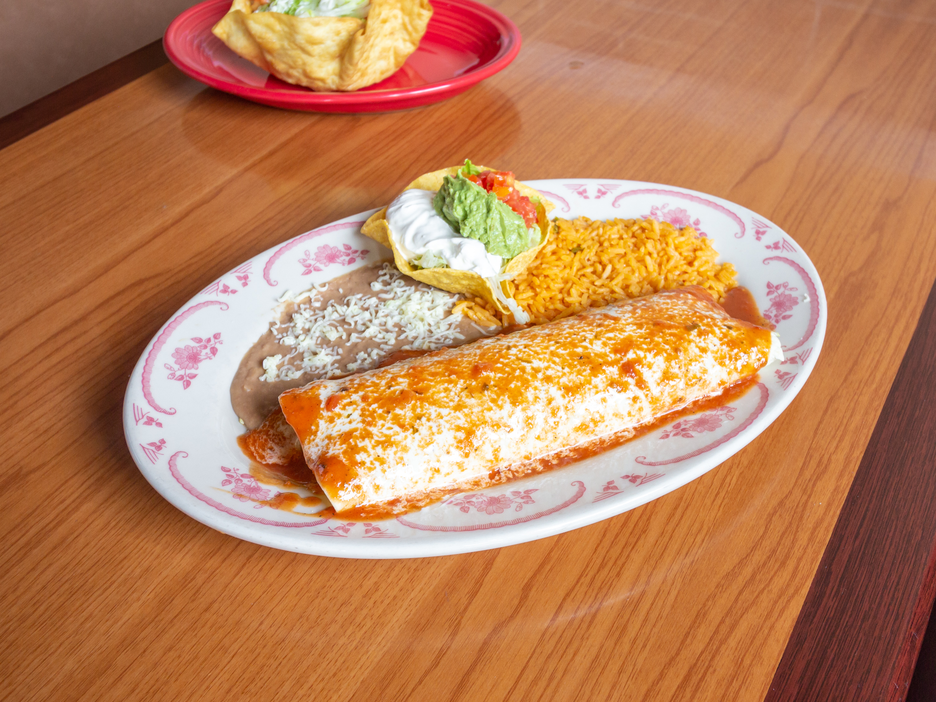 Order Mucho Grande Burrito Special Dinner food online from Andale Mexican Restaurant store, East Amherst on bringmethat.com