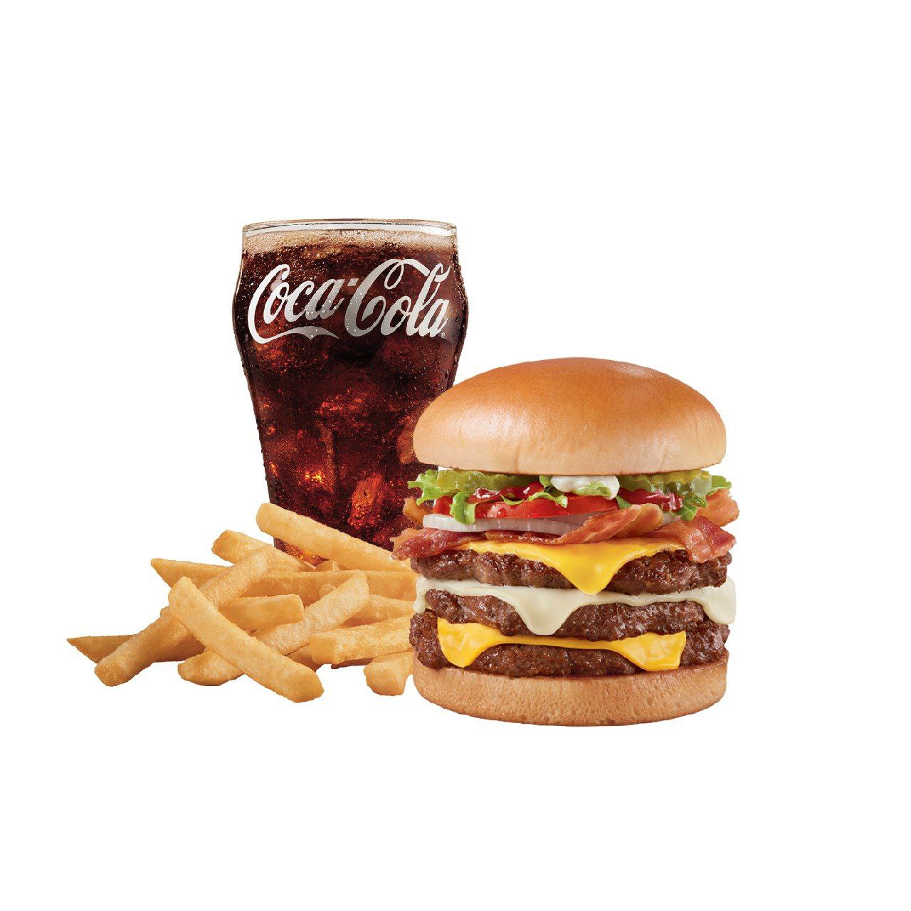 Order Bacon Two Cheese Deluxe 1/2lb* Triple Combo  food online from Dairy Queen store, Alpharetta on bringmethat.com