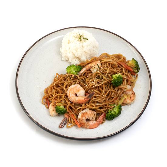 Order Shrimp Yakisoba food online from Yogis Grill store, Tempe on bringmethat.com
