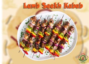 Order Lamb Seekh Kabab (2 Pieces) food online from Maroosh Halal Cuisine store, Upper Darby on bringmethat.com
