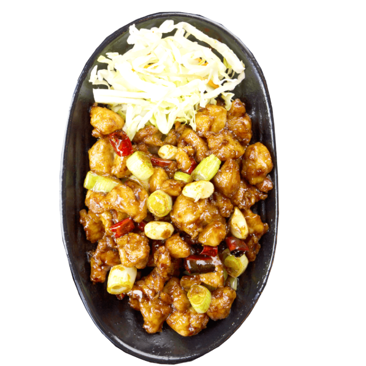 Order 33. Kung Pao Chicken Rice food online from Ten Ren's Tea Time store, Walnut on bringmethat.com