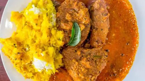 Order Kappa Fish Curry Lunch Special food online from Mallu Cafe store, Philadelphia on bringmethat.com