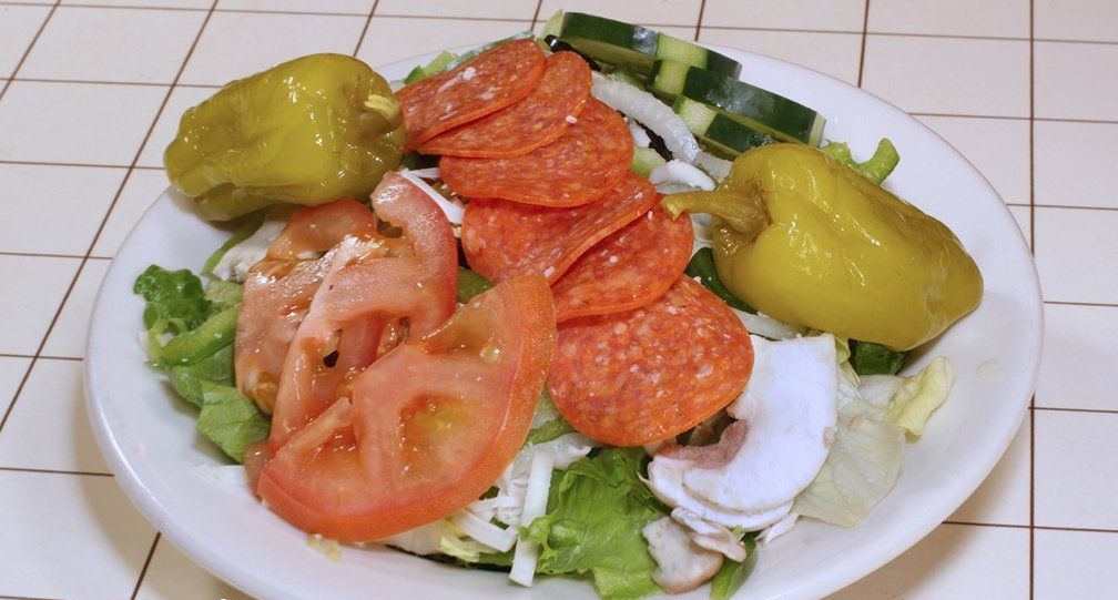 Order Antipasto Salad food online from Papas Pizza Place store, Woodridge on bringmethat.com