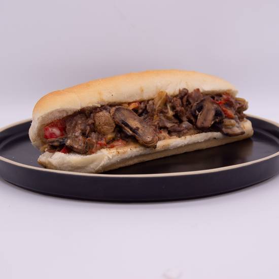 Order S5 - Sufra's Steak Sandwich food online from Sufra Mediterranean Food store, Boston on bringmethat.com