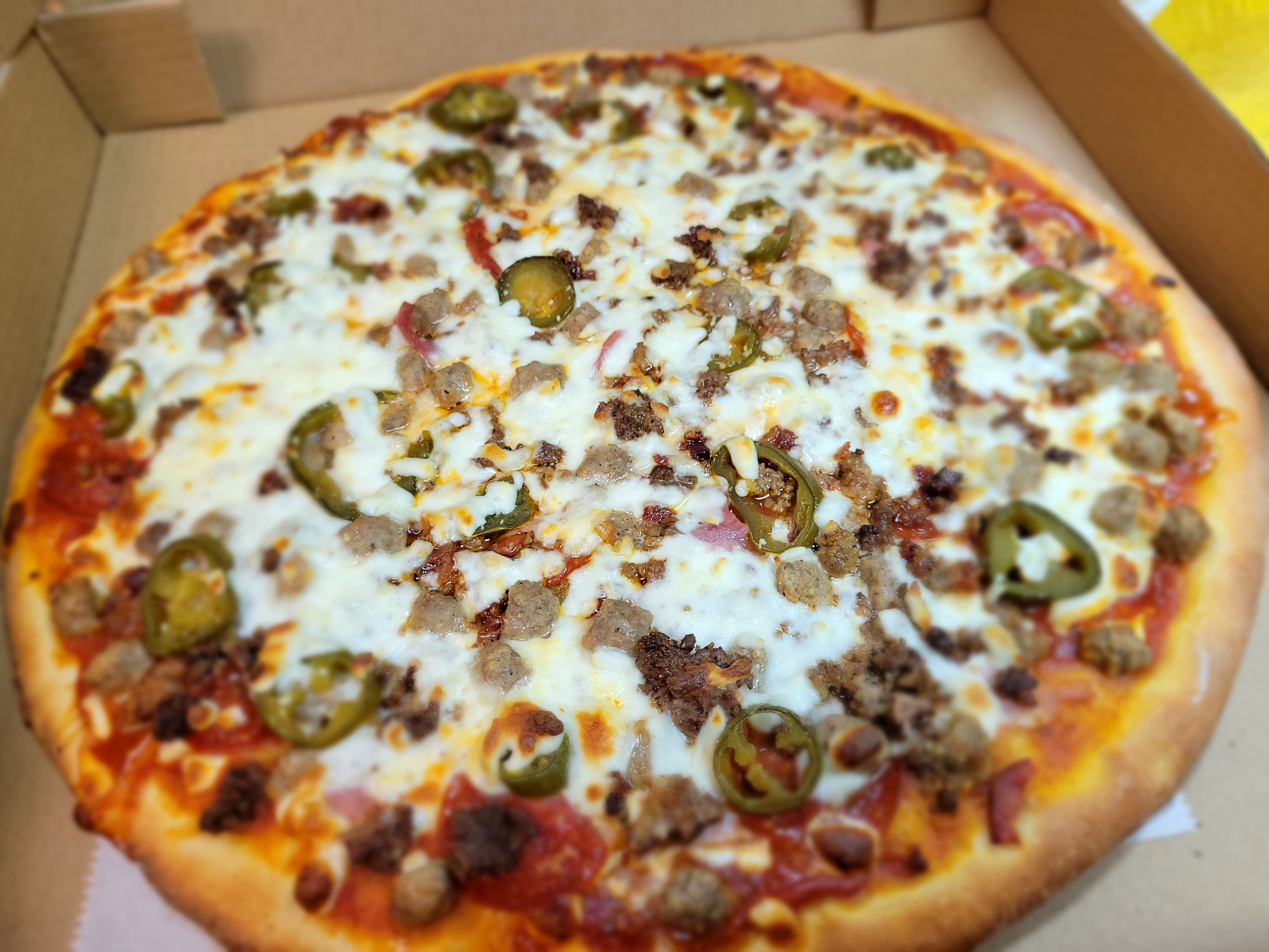 Order 7. The Black Jack Special food online from Black Jack Pizza store, Dallas on bringmethat.com