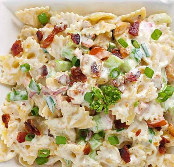 Order Ranch Bacon Pasta Salad food online from Trunnell Gourmet Deli On 54 store, Owensboro on bringmethat.com