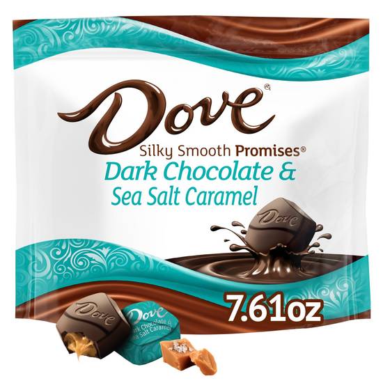 Order DOVE PROMISES Sea Salt and Caramel Dark Chocolate Candy Individually Wrapped, 7.61 oz Bag food online from CVS store, FOWLER on bringmethat.com