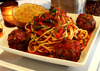 Order Spaghetti with Meatballs food online from Slice Of Italy store, Bakersfield on bringmethat.com