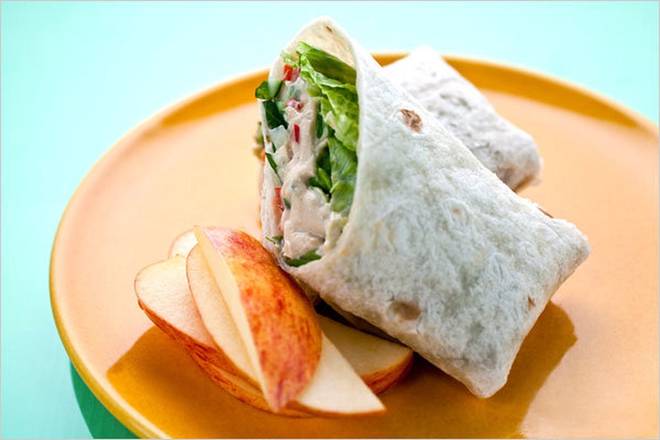 Order Hummus Wrap food online from The Kitchen By Be Well store, Beverly Hills on bringmethat.com