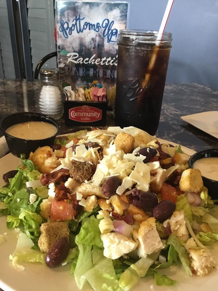 Order Chopped Salad food online from Rachetti Cafe & Pizzeria store, Flowery Branch on bringmethat.com