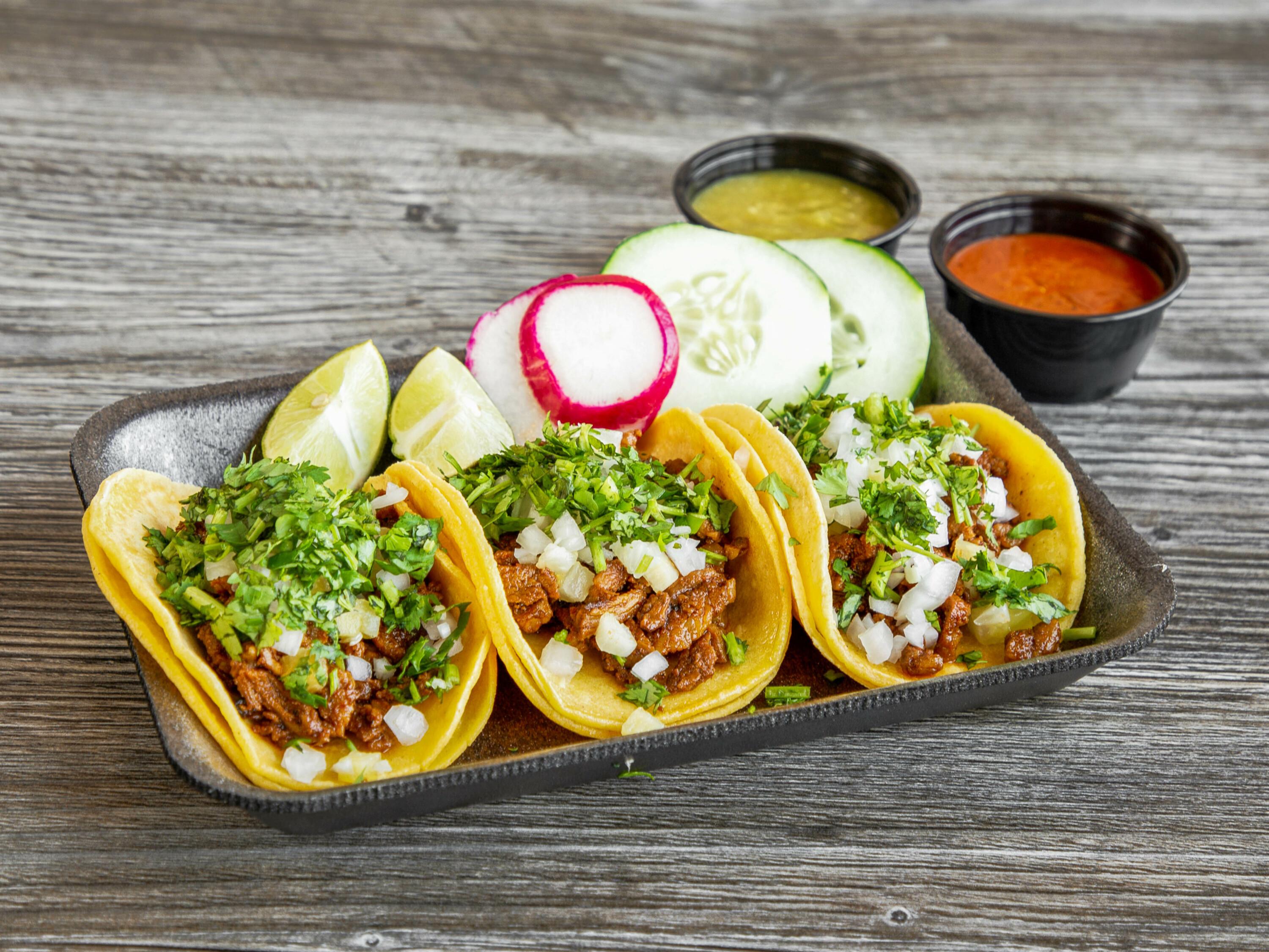 Order Al Pastor Taco food online from Tacos Culichi store, Phoenix on bringmethat.com