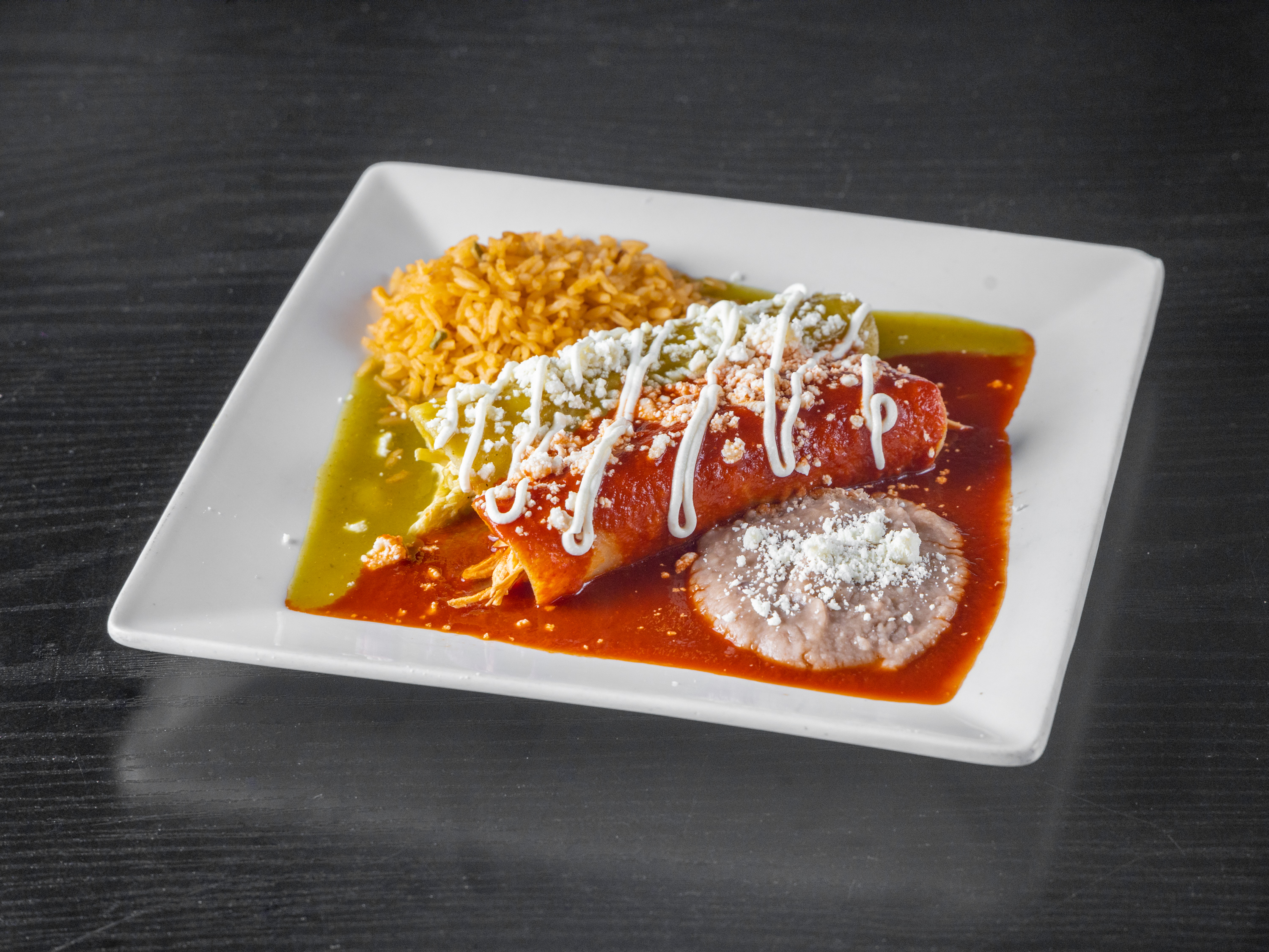Order Enchilada food online from Tulum Kitchen store, Los Angeles on bringmethat.com