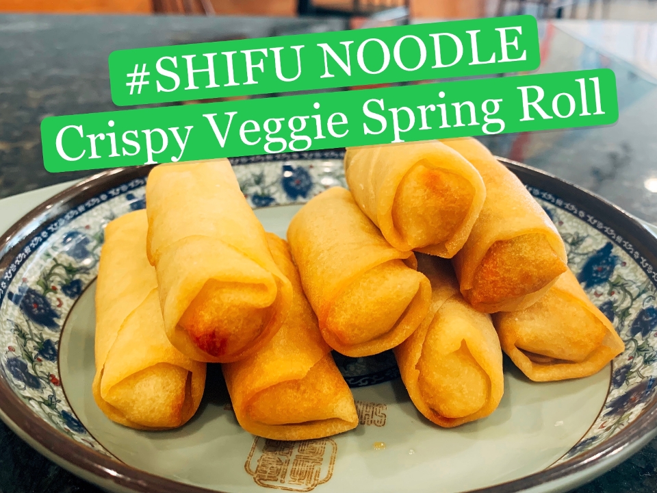 Order 1/2 Veggie Spring Roll[4]  1/2素春卷 food online from Shifu Noodle store, San Antonio on bringmethat.com