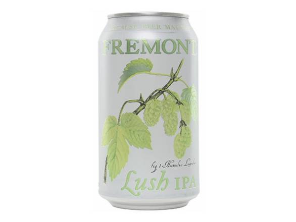 Order Fremont Lush IPA - 6x 12oz Cans food online from Booze & Brews Liquor store, Burbank on bringmethat.com