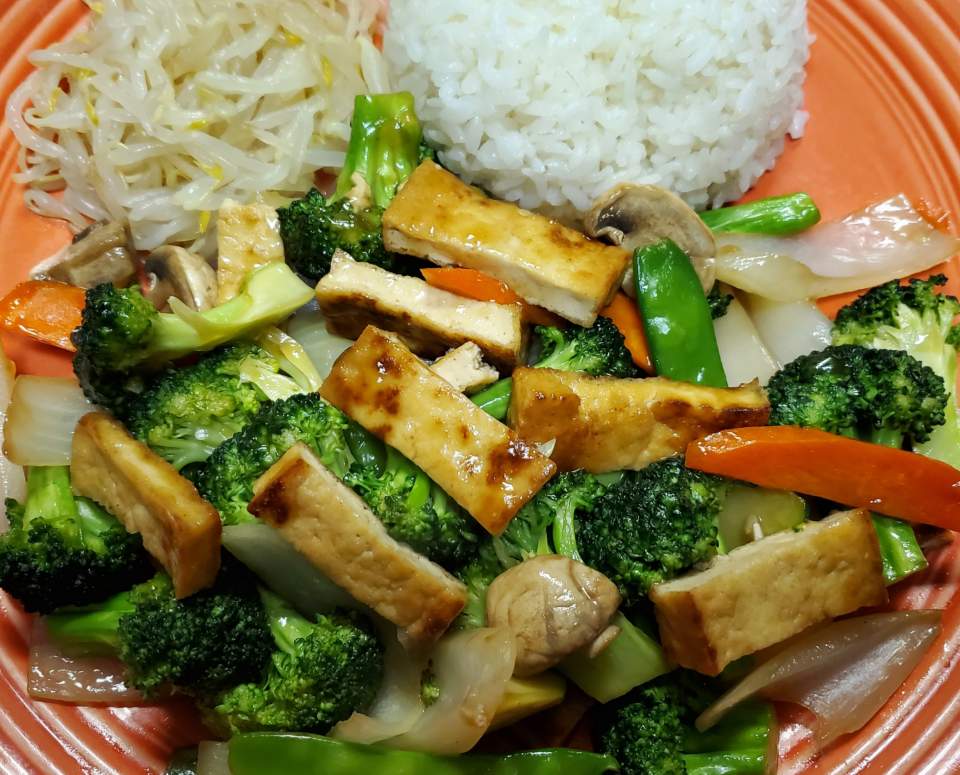 Order Tofu and Veggies food online from Hahn's Hibachi store, San Francisco on bringmethat.com