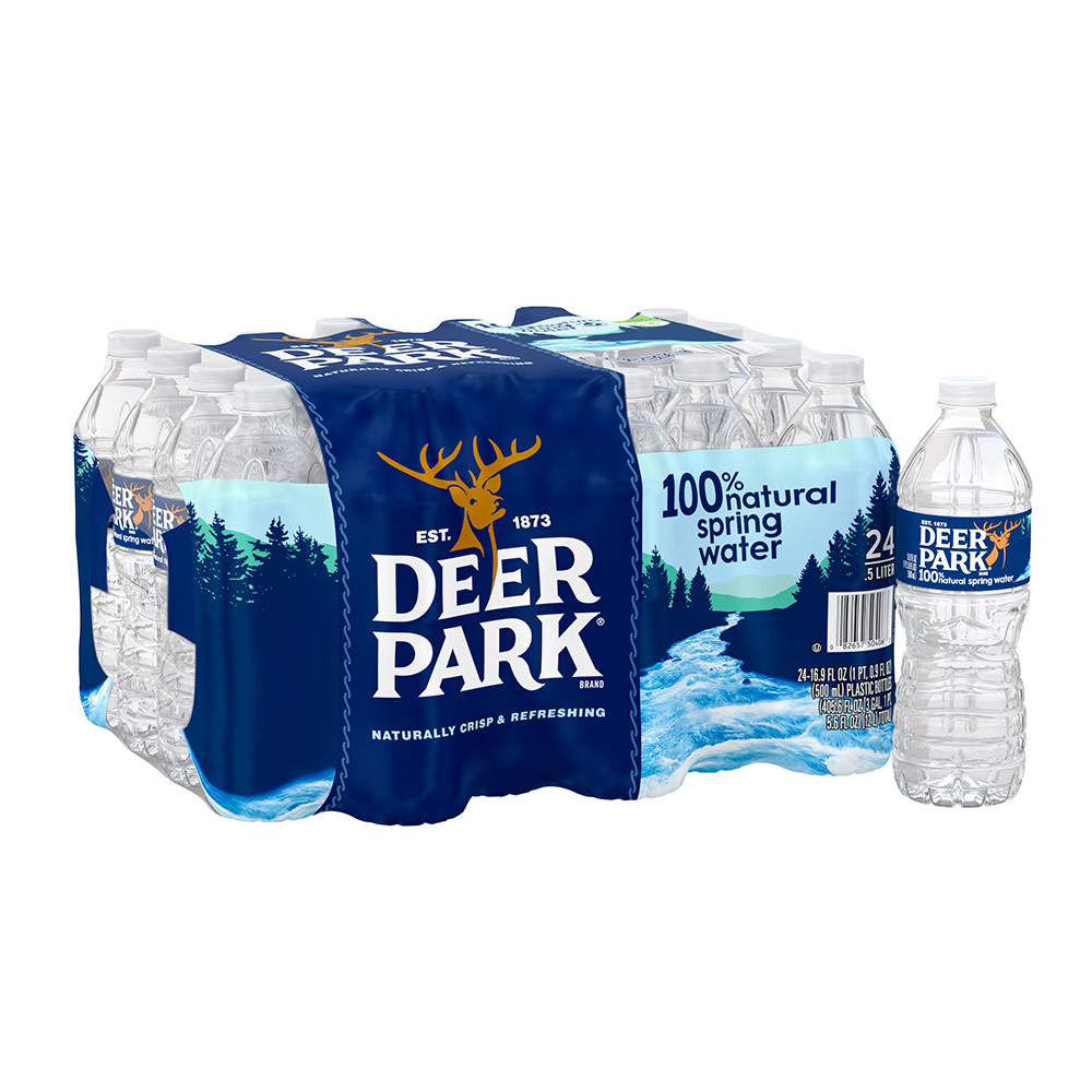Order Deer Park Brand 100% Natural Spring Water - 24 ct food online from Rite Aid store, Aston on bringmethat.com