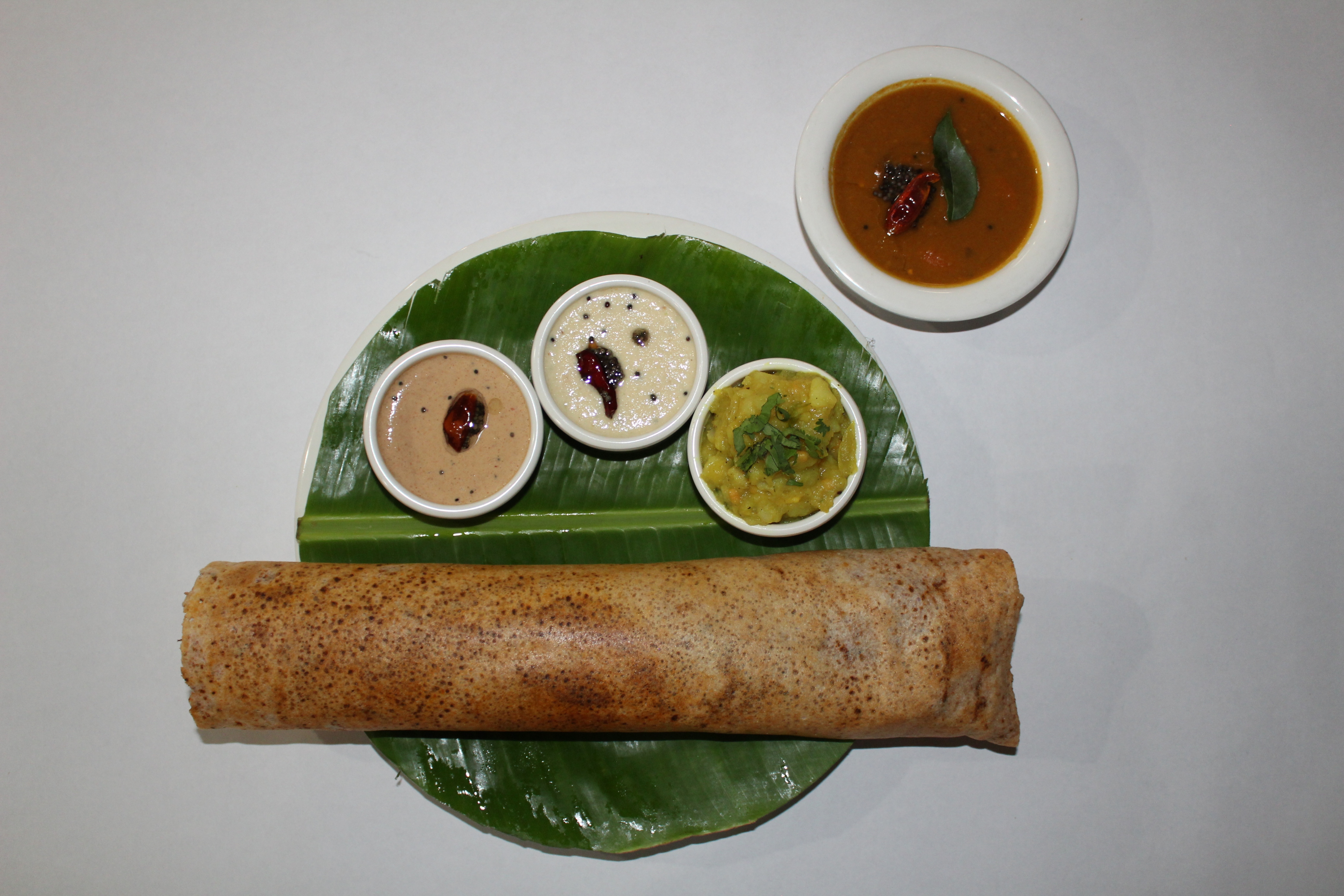 Order Andhra Gongura Masala Dosa food online from Ananda Bhavan-Sunnyvale store, Sunnyvale on bringmethat.com