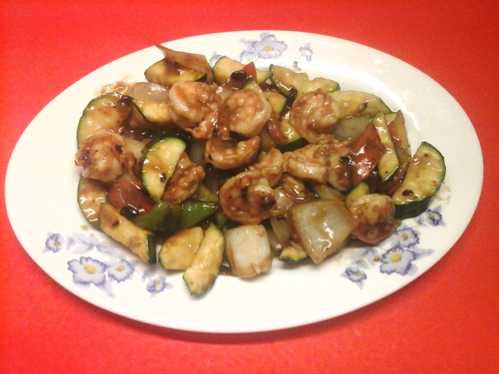 Order Black Bean Sauce Prawns food online from New Bamboo Kitchen store, Alameda on bringmethat.com