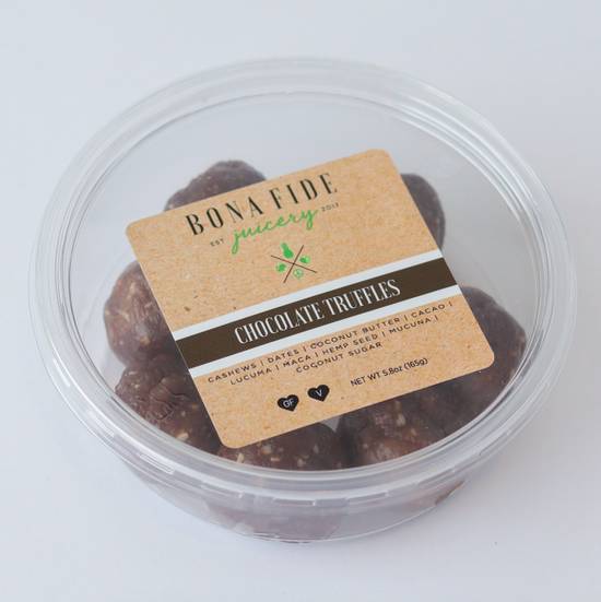 Order Chocolate Truffle Balls food online from Bona Fide Juicery store, Appleton on bringmethat.com