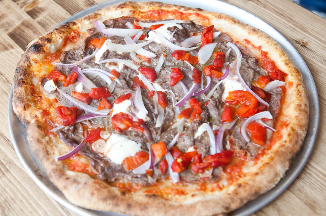 Order Steak Pizza food online from Harlem Pizza Co store, New York on bringmethat.com