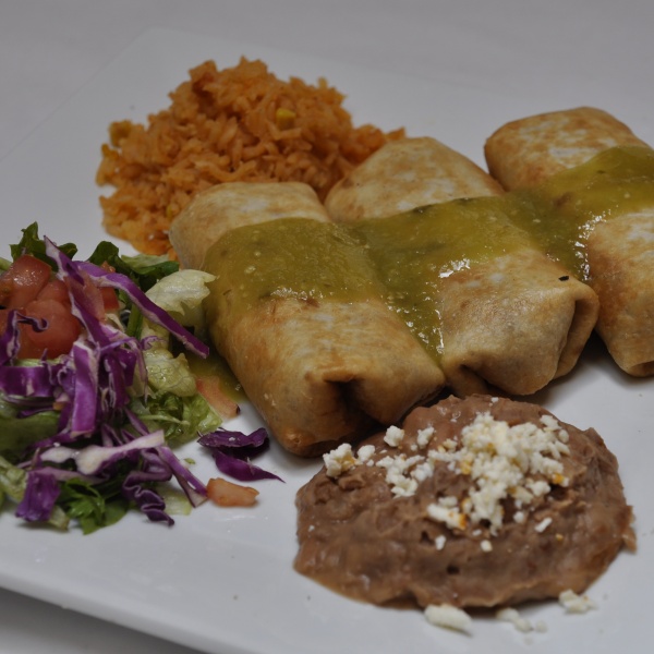 Order Chimichangas food online from El Nuevo Mexicano store, Roswell on bringmethat.com