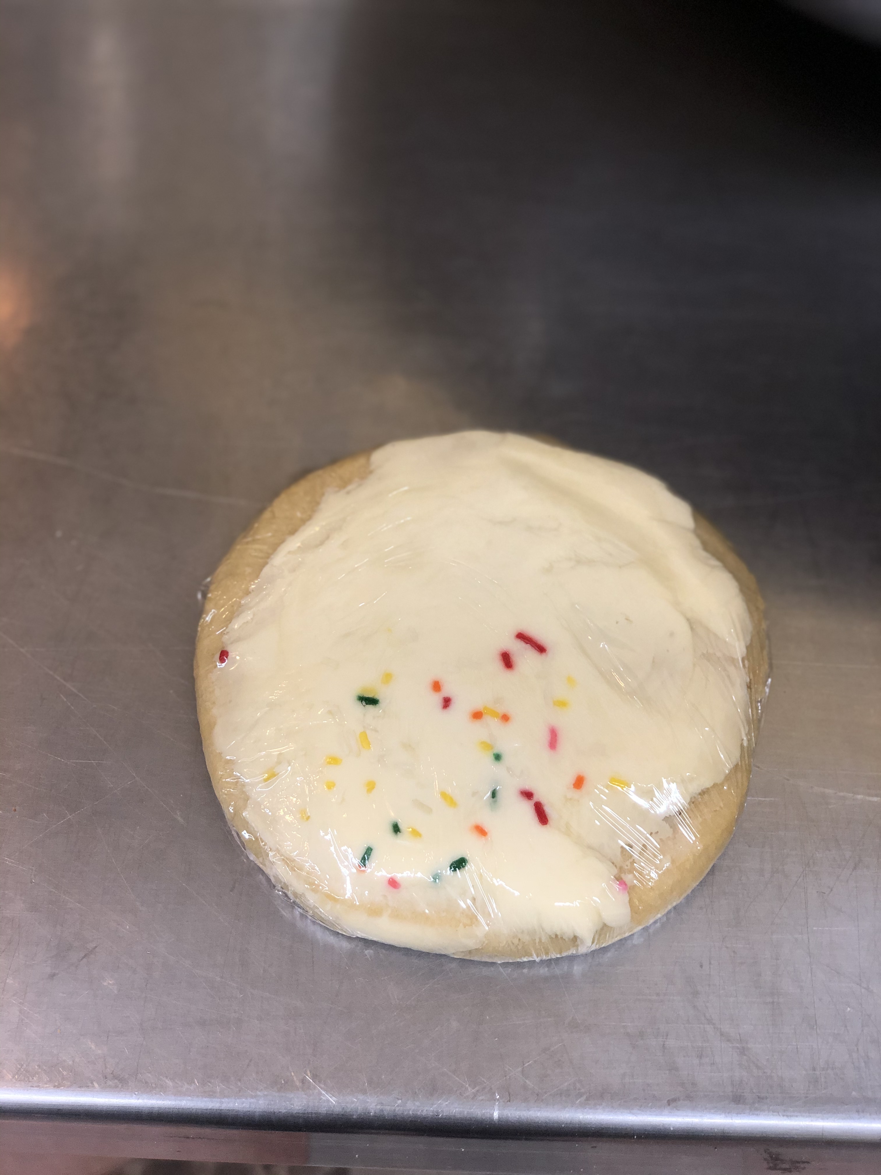 Order Frosted Birthday Cake Cookie food online from Us Market store, Albany on bringmethat.com